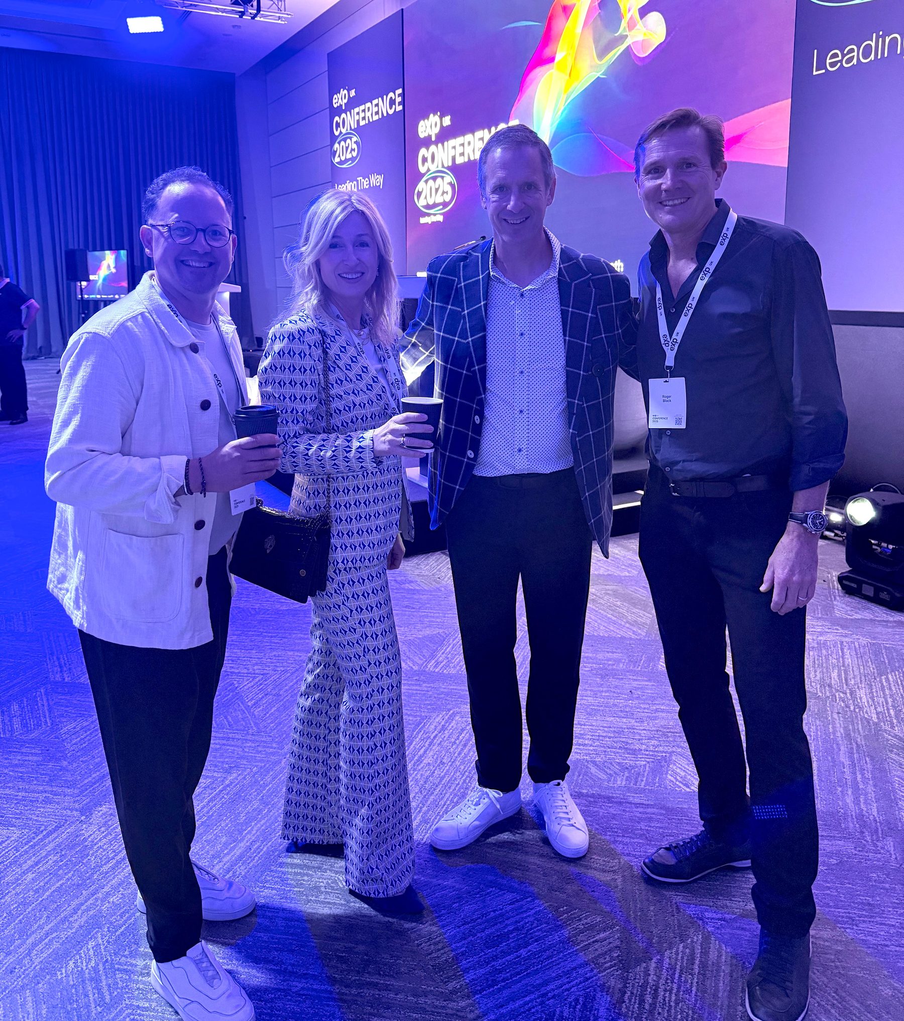 Real Agency members at a conference