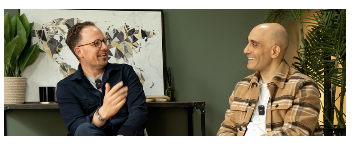 A Real Agency podcast interview being recorded