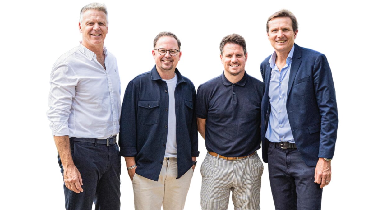 Four Real Agency members together